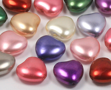 Category Czech Glass Pearl Hearts